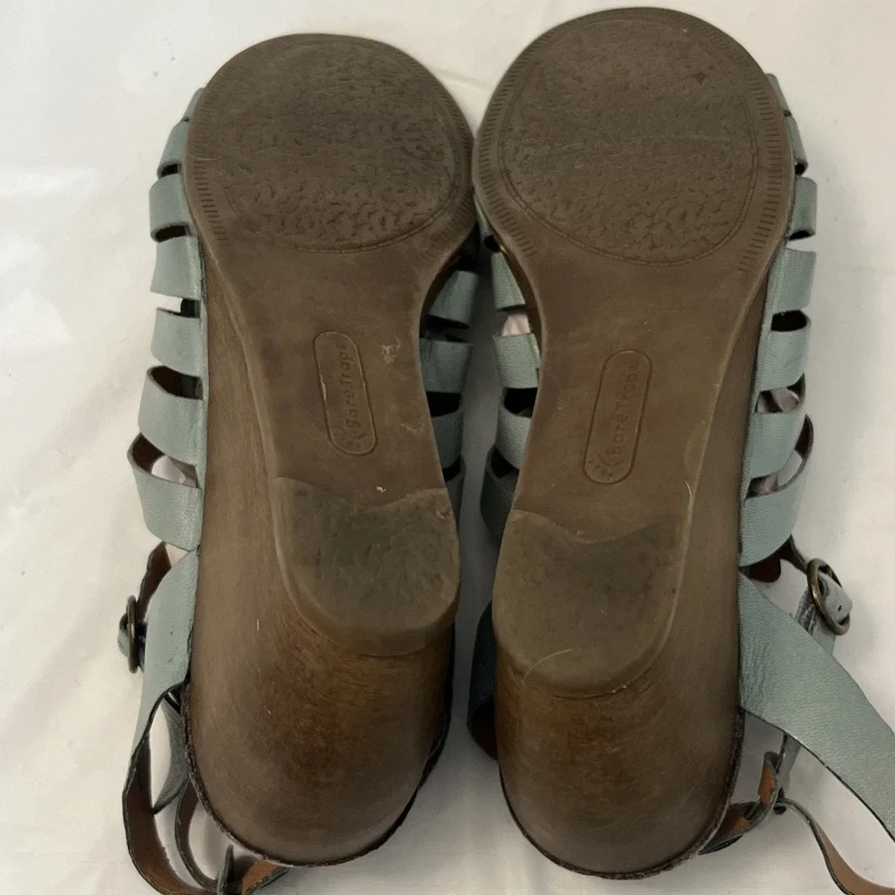 Baretraps Blue Leather 3